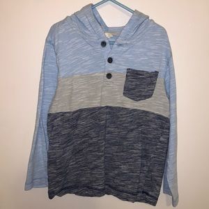 Boy’s long sleeve hooded shirt